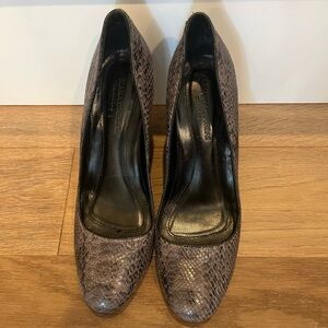 Adrianna Degreas Python Women's Wedge Shoes